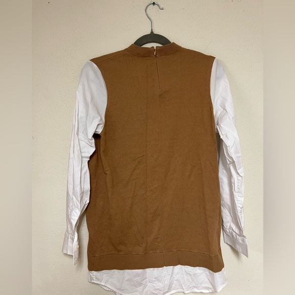 STAUD Women’s Mixed media shirt dress XS - Picture 7 of 9